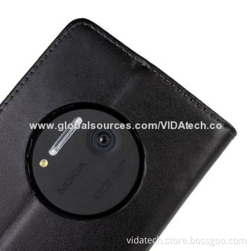 Leather Case with Card Slot and Holder for Nokia Lumia 1020